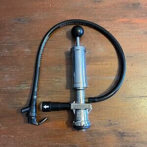 Micro Matic Chrome Keg Beer Tap Hand Pump with Hose Domestic Draft